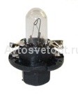 Автолампа 12V BAX1.2W с черным патроном (B8.3d) 17036 CP NARVA