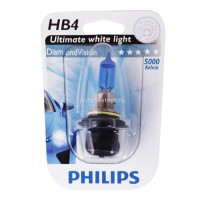 Автолампа HB4/9006 12V 55W (P22d) Diamond Vision (блистер) 9006DVB1 PHILIPS