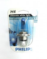 Автолампа H4 12V 60/55W (P43t-38) Diamond Vision 5000K (блистер) 12342DVB1 PHILIPS