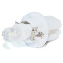 Светодиод 12V T5 1,2-б/ц с патроном BLUE BAX8.7D (панель приборов) Маяк