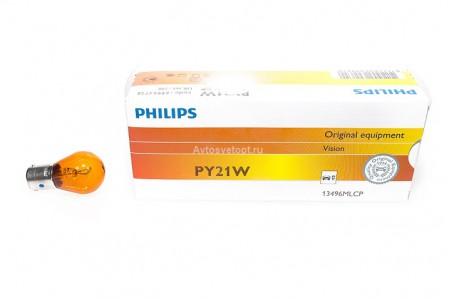 Автолампа 24V PY21W 13496ML PHILIPS Автолампа 24V PY21W 13496ML PHILIPS