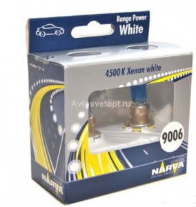 Автолампа HB4 (55) RANGE POWER WHITE (2шт) 12V NARVA 48626 RPW S2 Автолампа HB4 (55) RANGE POWER WHITE (2шт) 12V NARVA 48626 RPW S2