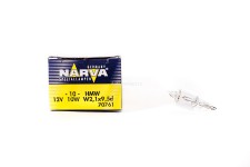 Автолампа  12V W10W  (W2,1x9,5d) 70761 NARVA