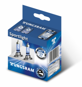 Автолампа H7 12V- 55W (PX26d) Sportlight +50 (2шт.) Tungsram