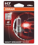 Автолампа  H7 12V 55W (PX26d) Night Breaker Silver +100% 64210NBS-01B OSRAM