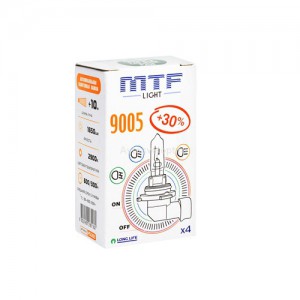 Автолампа  HB3 9005 12V 65w  Standard+30% MTF