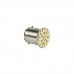 Лампа светодиодная 12V (21W) BA15s (1 конт) 22 SMD диодов, белая (поворот, стоп-сигнал)