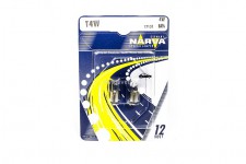 Автолампа  12V T4W (BA9s) (блистер 2шт) 17131 B2 NARVA