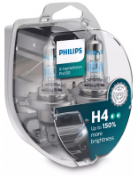 Автолампа H4 12V 60/55W (P43t-38) X-treme Vision Pro150% (2шт) 12342XVPS2 PHILIPS