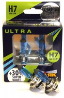 Автолампа H7 12V 55W (Px26d) Super White+30% (2 шт)  82720SW+30new "Маяк УЛЬТРА"