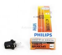 Автолампа  12V  W1,2W (BAX10d) 12598CP PHILIPS