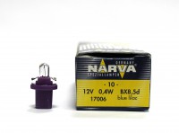 Автолампа 12V BAX0.4W  (BX8,5d)  17006 CP NARVA