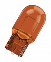 Автолампа  12V  WY21W  желтая (W3x16D) 7504 OSRAM