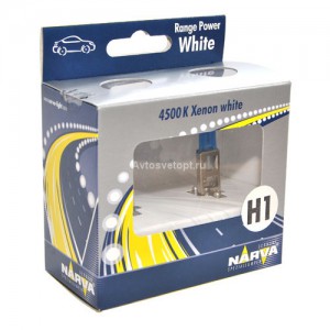 Автолампа H1 (55) P14.5s+30% RANGE POWER WHITE ( 2 шт.) 12V NARVA 48641 RPW S2 Автолампа H1 (55) P14.5s+30% RANGE POWER WHITE ( 2 шт.) 12V NARVA 48641 RPW S2