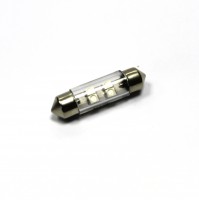 Светодиод 12V T11x36 BLUE (4SMD) FE-T11 x 36/38 S8.5 (салон, номерн. знак) Маяк