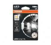 Светодиод 12V 0.8W W5W 1500K (W2.1X9.5d) оранжевая (блистер 2шт) (2827DYP-02B) OSRAM