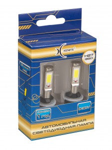 Светодиод Xenite COB H27(880) (5000K) 9-30V (Яркость 1200Lm) (комплект 2шт)