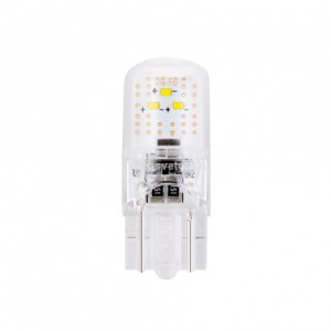 Cветодиод 12V MTF Light,Т10/W5W, 1W  VEGA, 4000К(теплый белый свет), Тайвань, (2шт)