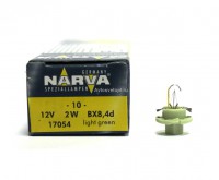 Автолампа 12V BAX2W (BX8,4d)  17054 CP NARVA