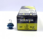 Автолампа  BAX1.8W голубой патрон (B8.4d) 24V NARVA 17067 CP