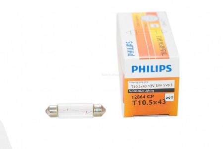 Автолампа 12V C5W FEST (T10,5x43) 12864CP PHILIPS Автолампа 12V C5W FEST (T10,5x43) 12864CP PHILIPS