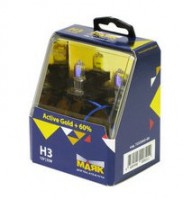 Автолампа H3 12V  55W (PK22s) Active Gold +60% (2 шт.) 72320AG+60 "Маяк"