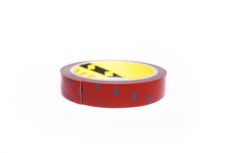 3M TAPE(ACRYL) оригинальный серый двусторонний скотч 20мм х 2.5м красная подложка BL 3M20X250R MTF