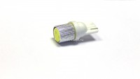 Лампа светодиодная Т10 (W2,1-9,5d) белая, SMD диод, 1W, (б/цокольная) 12v