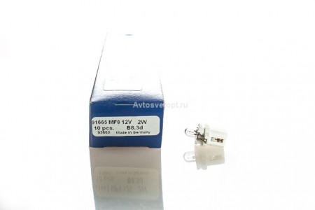 Автолампа 12V 2W (B8,3d) GE Автолампа 12V 2W (B8,3d) GE