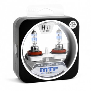 Набор ламп H11 12V 55w ARGENTUM +130% 3300K MTF Набор ламп H11 12V 55w ARGENTUM +130% 3300K MTF