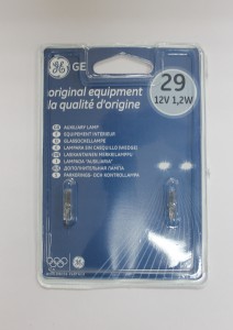 Автолампа 12V W1,2W (W2x4,6d) тип 5301 блистер 2 шт.(шк 35451) GE Автолампа 12V W1,2W (W2x4,6d) тип 5301 блистер 2 шт.(шк 35451) GE