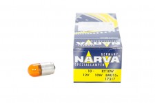 Автолампа  12V RY10W  17317 CP NARVA