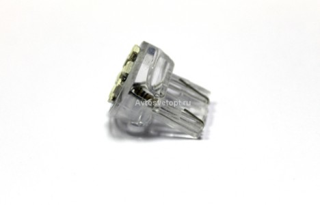 Лампа светодиодная Т20 (2конт) 9 SMD диодов, белая (б/цокольная)